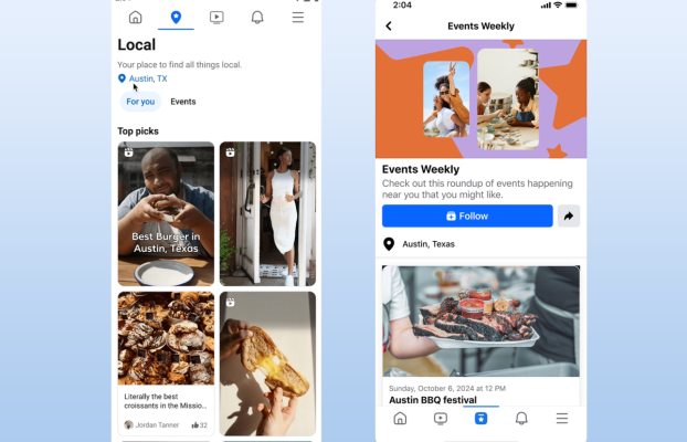 Facebook está impulsando contenidos y eventos ‘locales’ para intentar recuperar a los adultos jóvenes