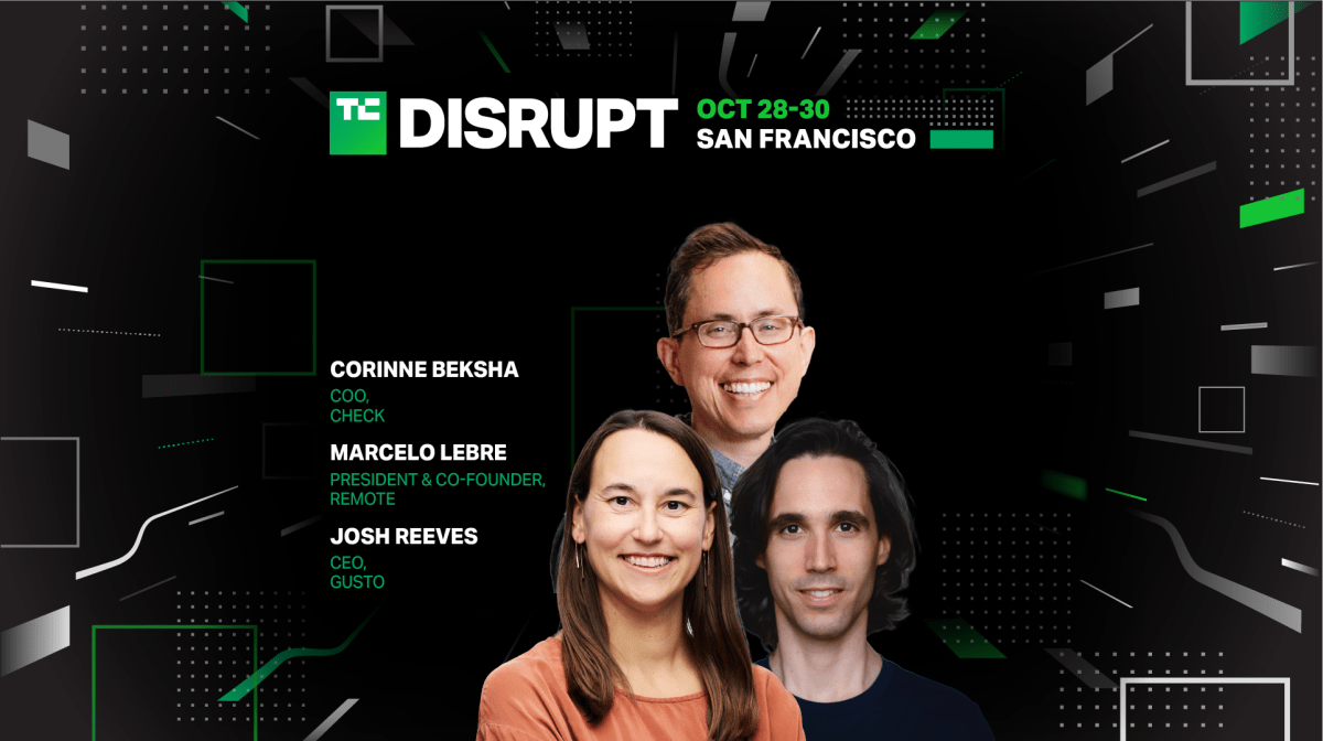 Check, Remote y Gusto discuten el futuro del trabajo en Disrupt 2024