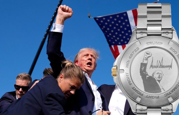 Seguro que parece que los relojes Trump están infringiendo la ley de derechos de autor