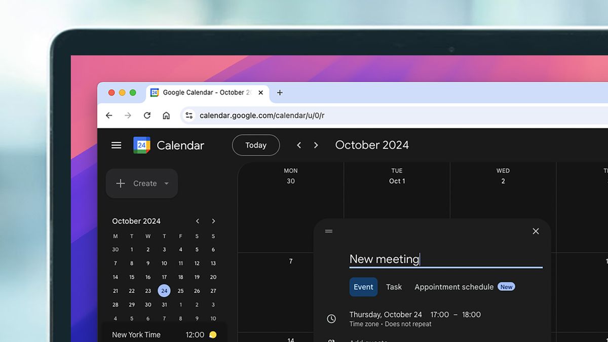 Google Calendar finalmente tiene un modo oscuro oficial en la web: aquí se explica cómo encontrarlo