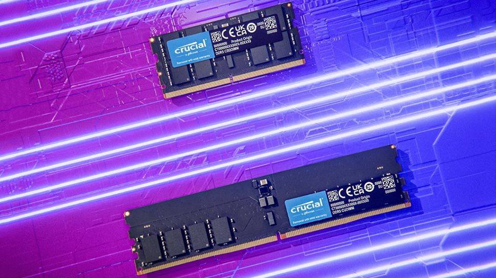 Los nuevos módulos de memoria DDR5 con controlador de reloj ultrarrápido de Crucial duplican la velocidad de las PC con IA, pero no son baratos