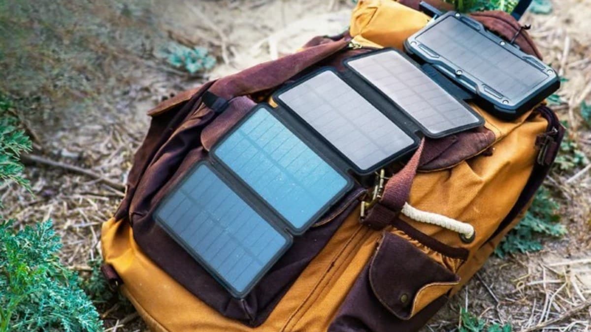 Banco de energía solar Ambrane 10K con panel solar incorporado y capacidad de 10,000 mAh lanzado en India