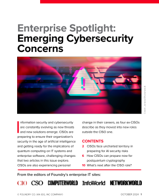 Descargue Enterprise Spotlight sobre problemas emergentes de ciberseguridad