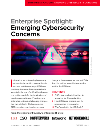 Descargue Enterprise Spotlight sobre problemas emergentes de ciberseguridad