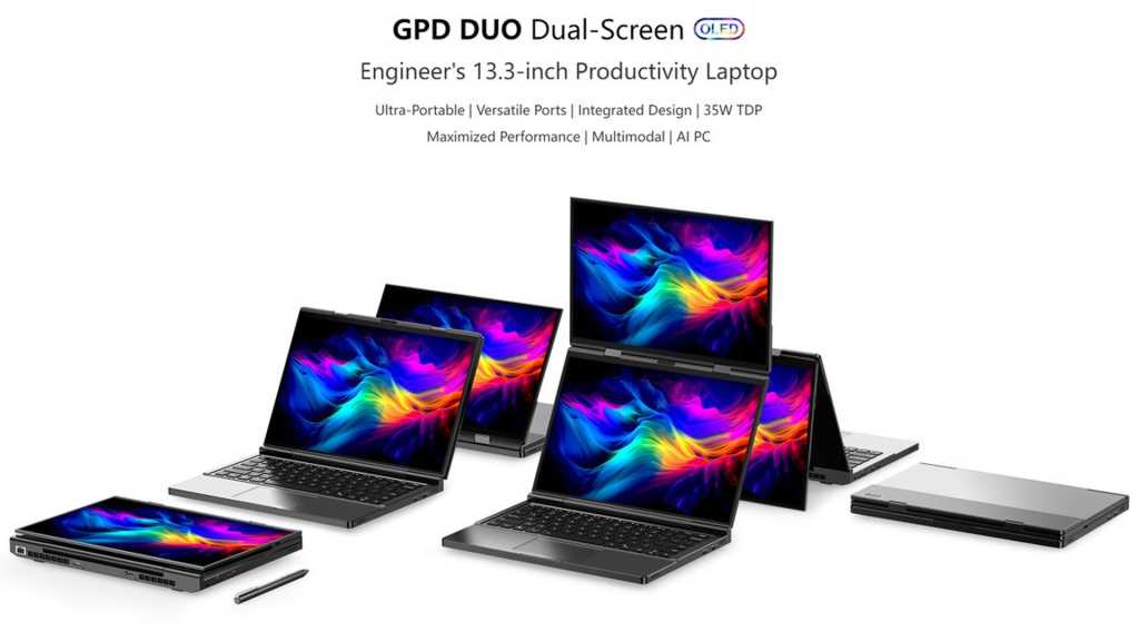 La potente computadora portátil con doble OLED de GPD ya está disponible para ordenar