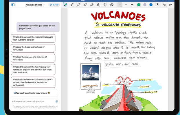 Goodnotes añade una IA que puede leer y explicar incluso la peor escritura