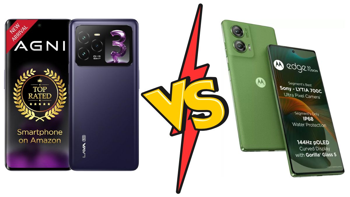 Lava Agni 3 5G vs Motorola Edge 50 Fusion: ¿Cuál es mejor gama media?