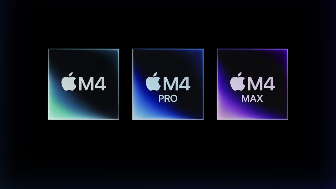 Apple M4, M4 Pro y M4 Max comparados con generaciones pasadas y entre sí