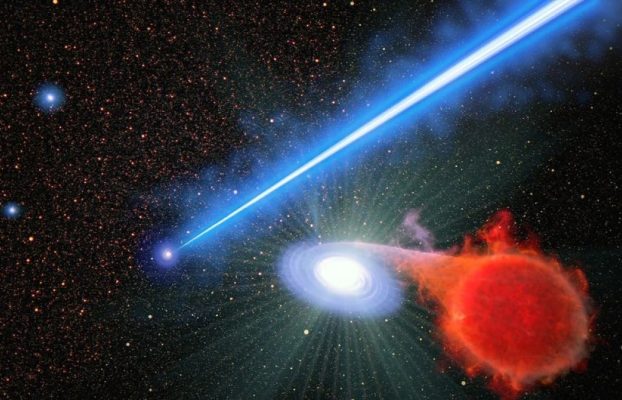 Los chorros de agujeros negros supermasivos provocan mayores explosiones de Nova, descubre el Hubble