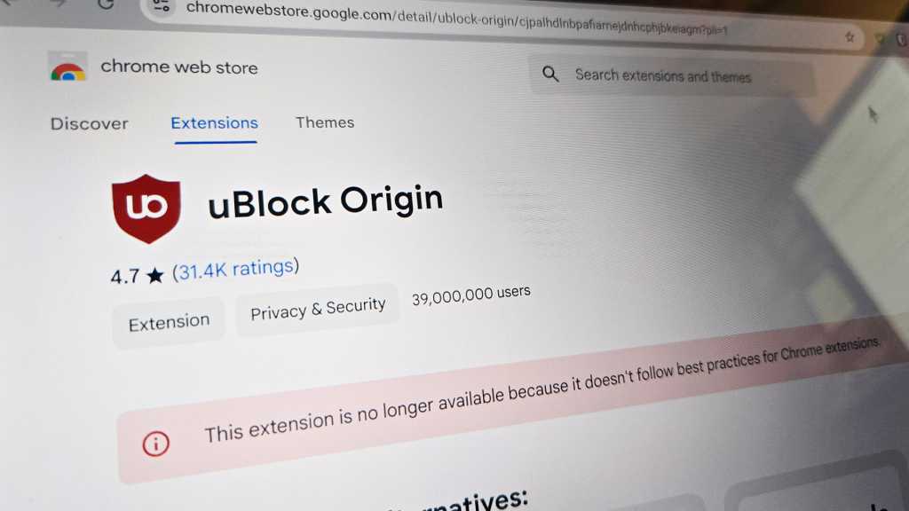Google advierte que pronto se eliminarán bloqueadores de publicidad como uBlock Origin