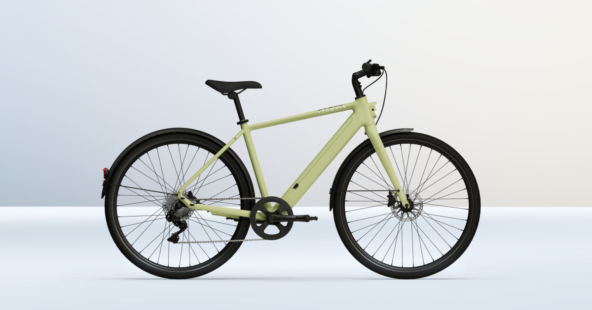 La bicicleta eléctrica ligera de clase 1 ofrece a los usuarios la posibilidad de elegir entre correa o cadena.