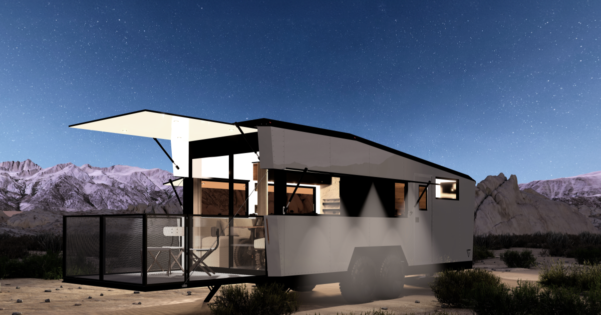 La impresionante casa rodante 6 en 1 podría incluso hacerte querer ir a acampar con Cybertruck