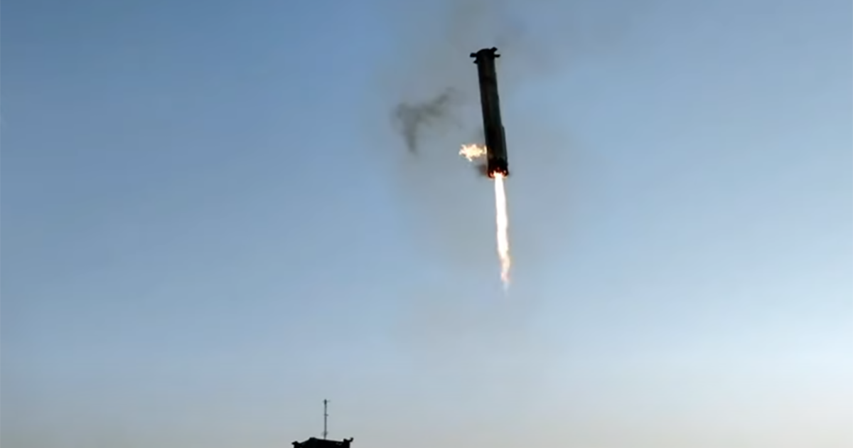 La histórica captura del propulsor Starship estuvo a un segundo de un final ardiente