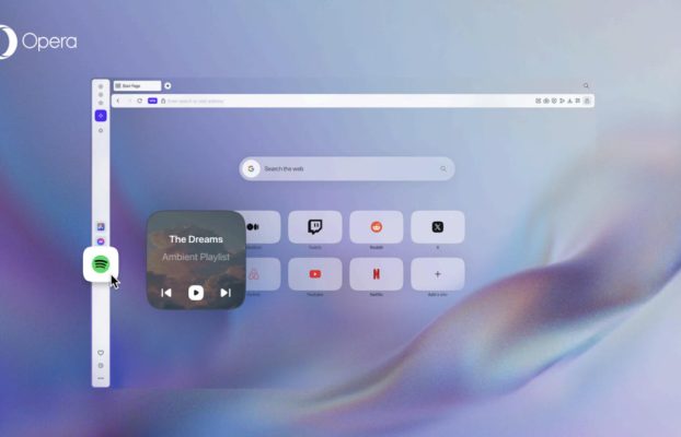 Spotify ahora es el reproductor de música predeterminado en el navegador Opera One