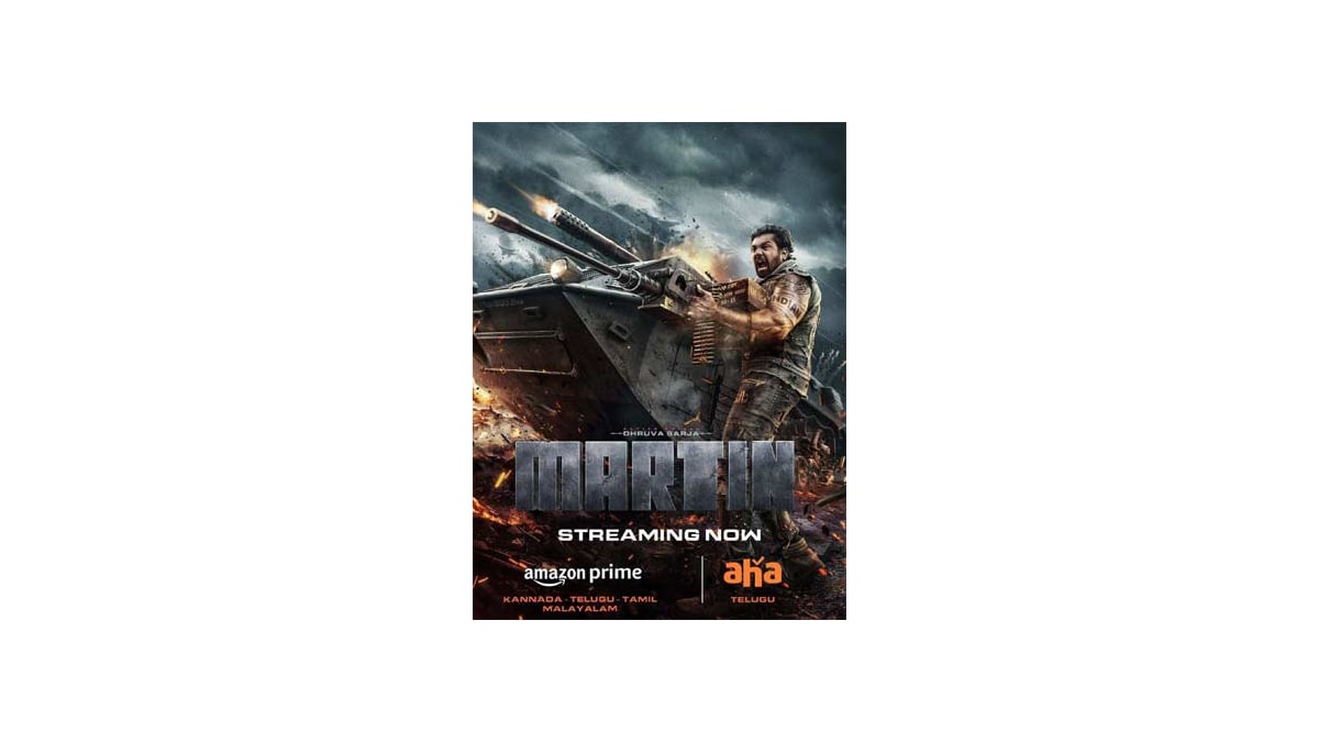 Martin, protagonizada por Dhruva Sarja, se transmite ahora en Prime Video y Aha en varios idiomas