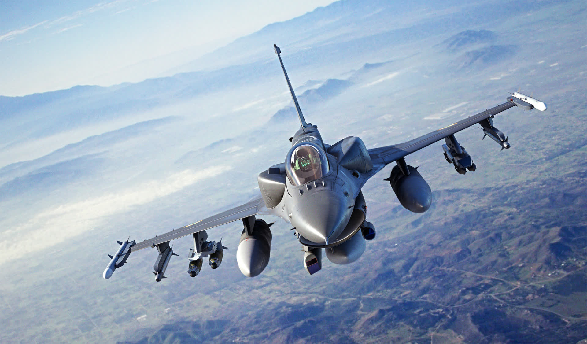 El audio espacial llega a los cazas F-16 para proporcionar sonido 3D en la cabina