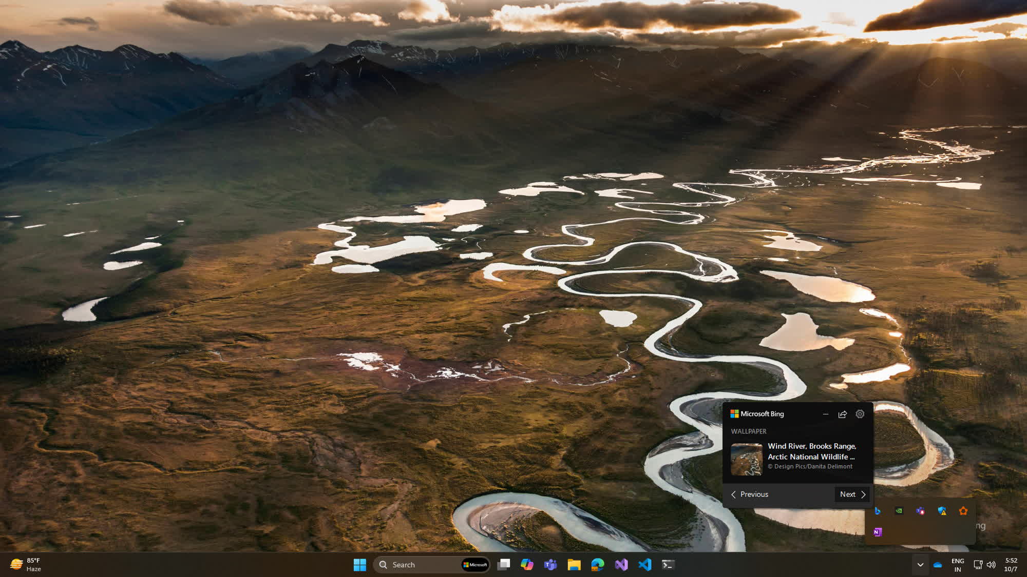 La «aplicación Bing Wallpaper» oficial hace algunas cosas desagradables parecidas a malware en Windows