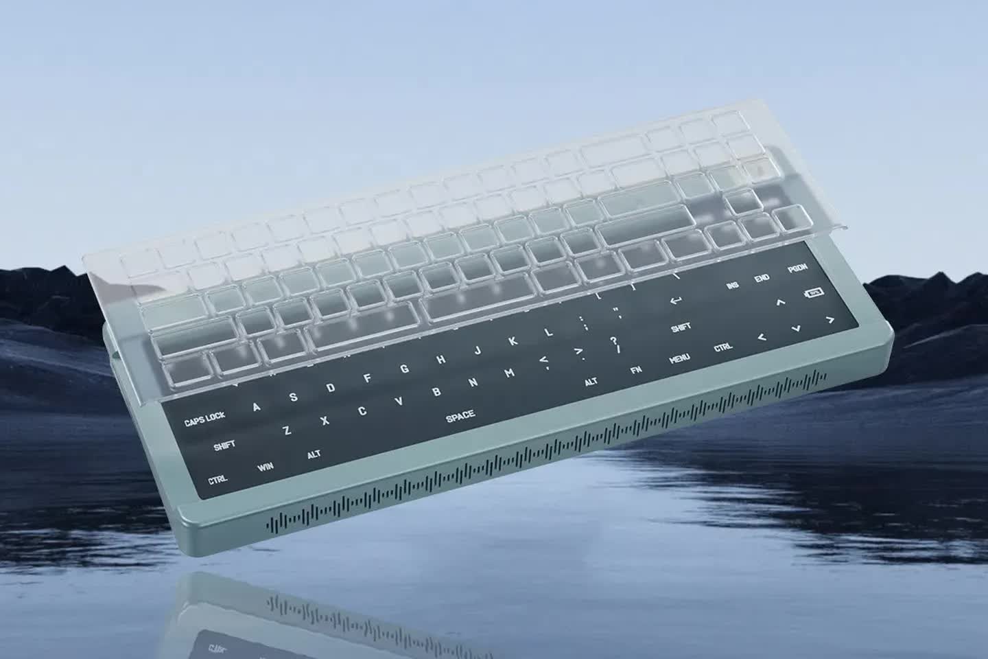 La pantalla táctil, la pantalla secundaria y el teclado físico se unen en el teclado DS Pixel
