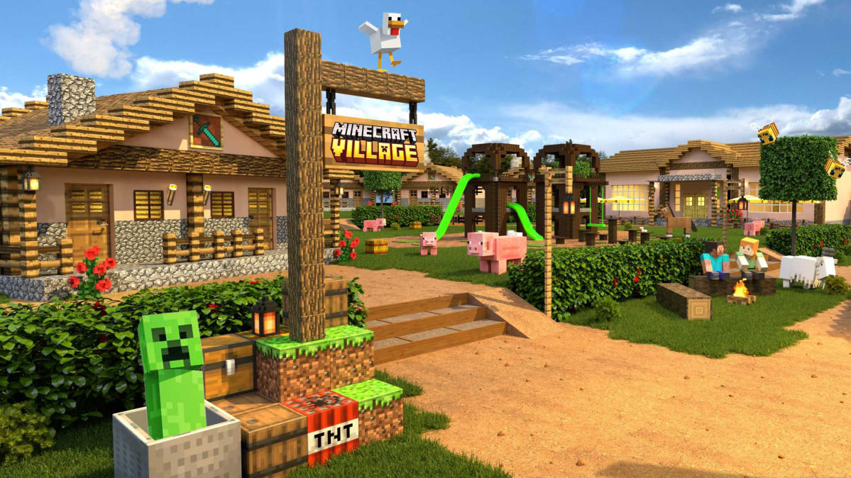 Minecraft tendrá sus propios parques temáticos