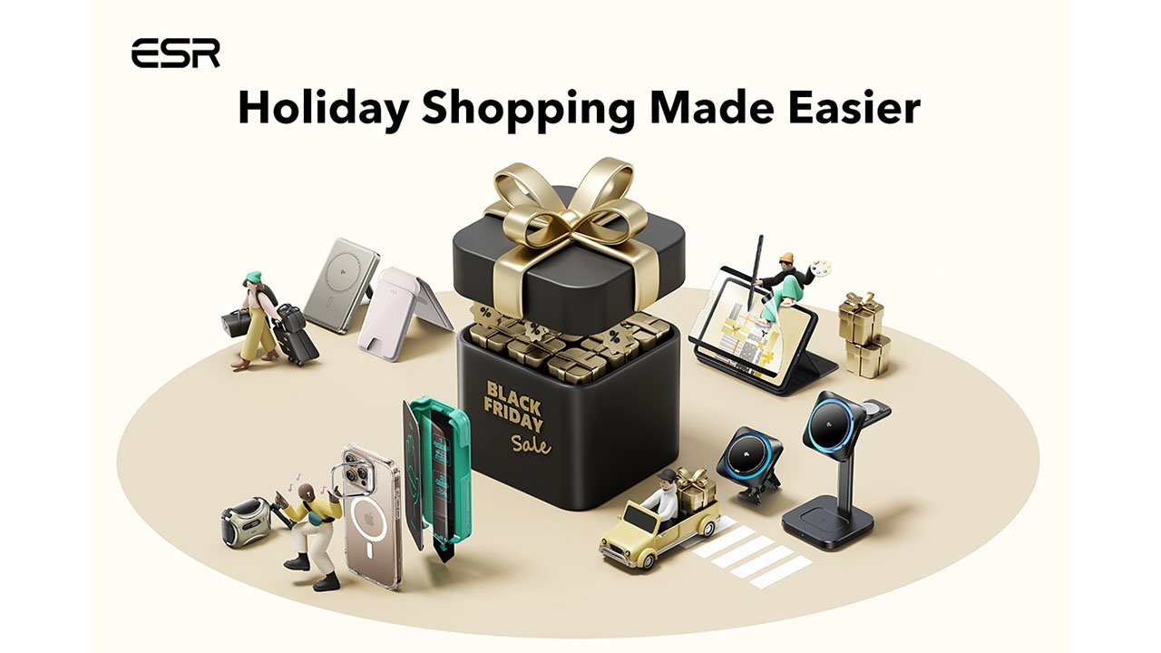 ESR facilita la entrega de regalos navideños con equipo tecnológico para los fanáticos de Apple