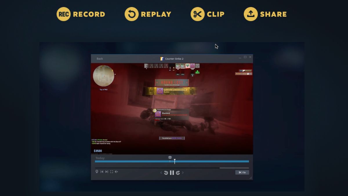 La grabadora de juegos de Steam ya está disponible para todos