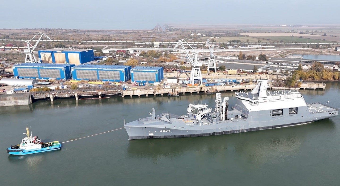 El CSS holandés se someterá a pruebas en el mar desde Rumania