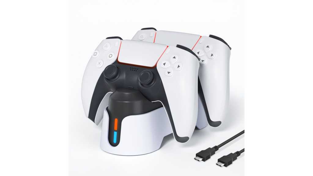 Esta base de carga PS5 DualSense de $ 13 se adapta a dos controladores a la vez