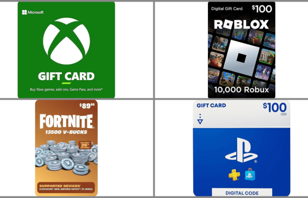 Obtenga estas tarjetas de regalo de PS, Xbox, Fortnite y Roblox que están a la venta ahora mismo