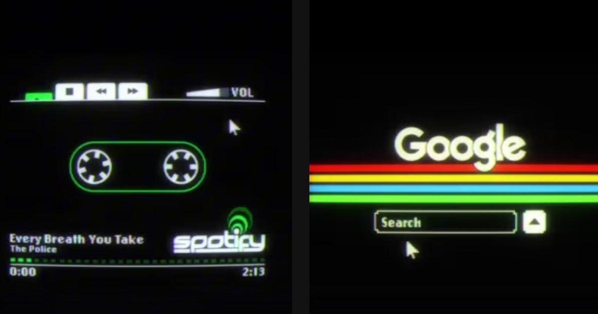 Cómo se verían las compañías de tecnología actuales en los años ochenta