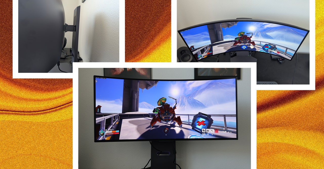 Revisión del monitor de juegos OLED curvo LG Ultragear 34GS95QE: gran curva