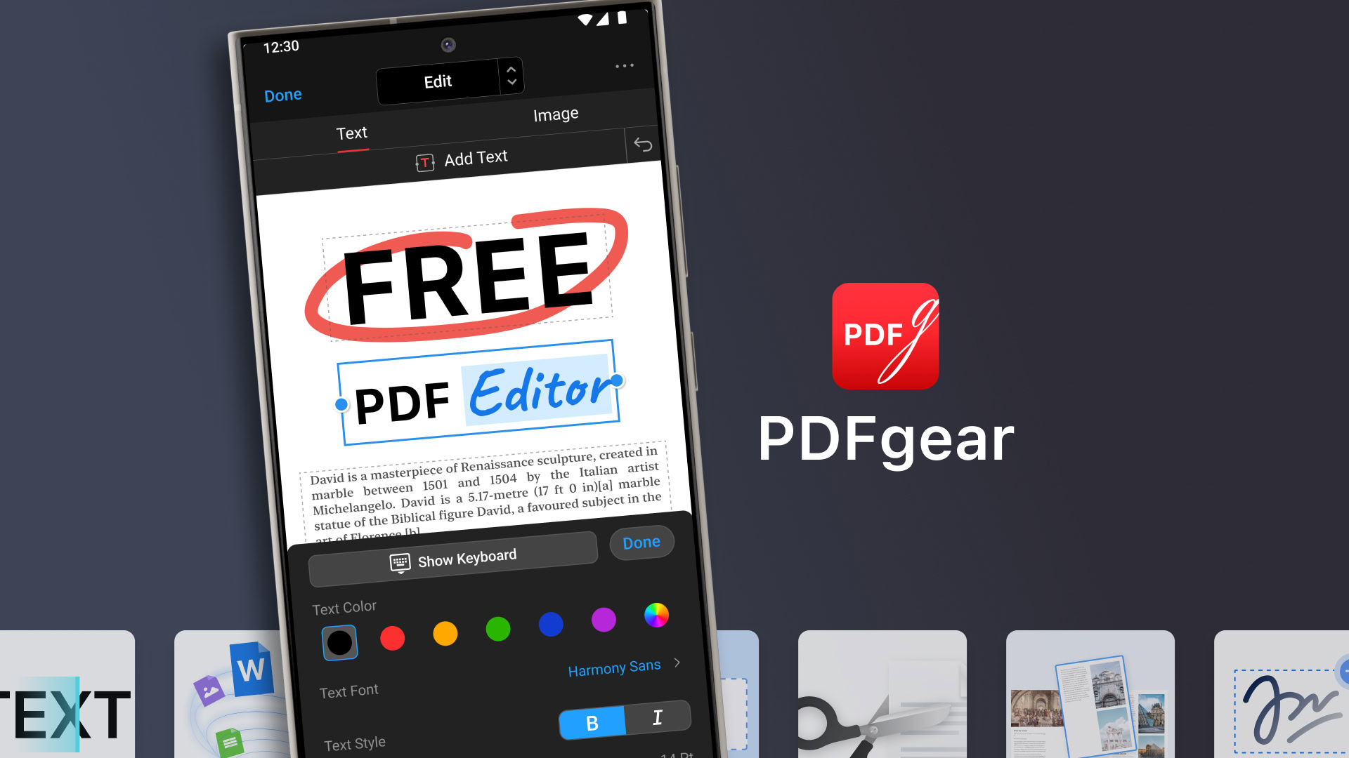 PDFgear, el editor de PDF gratuito, ya está en Android