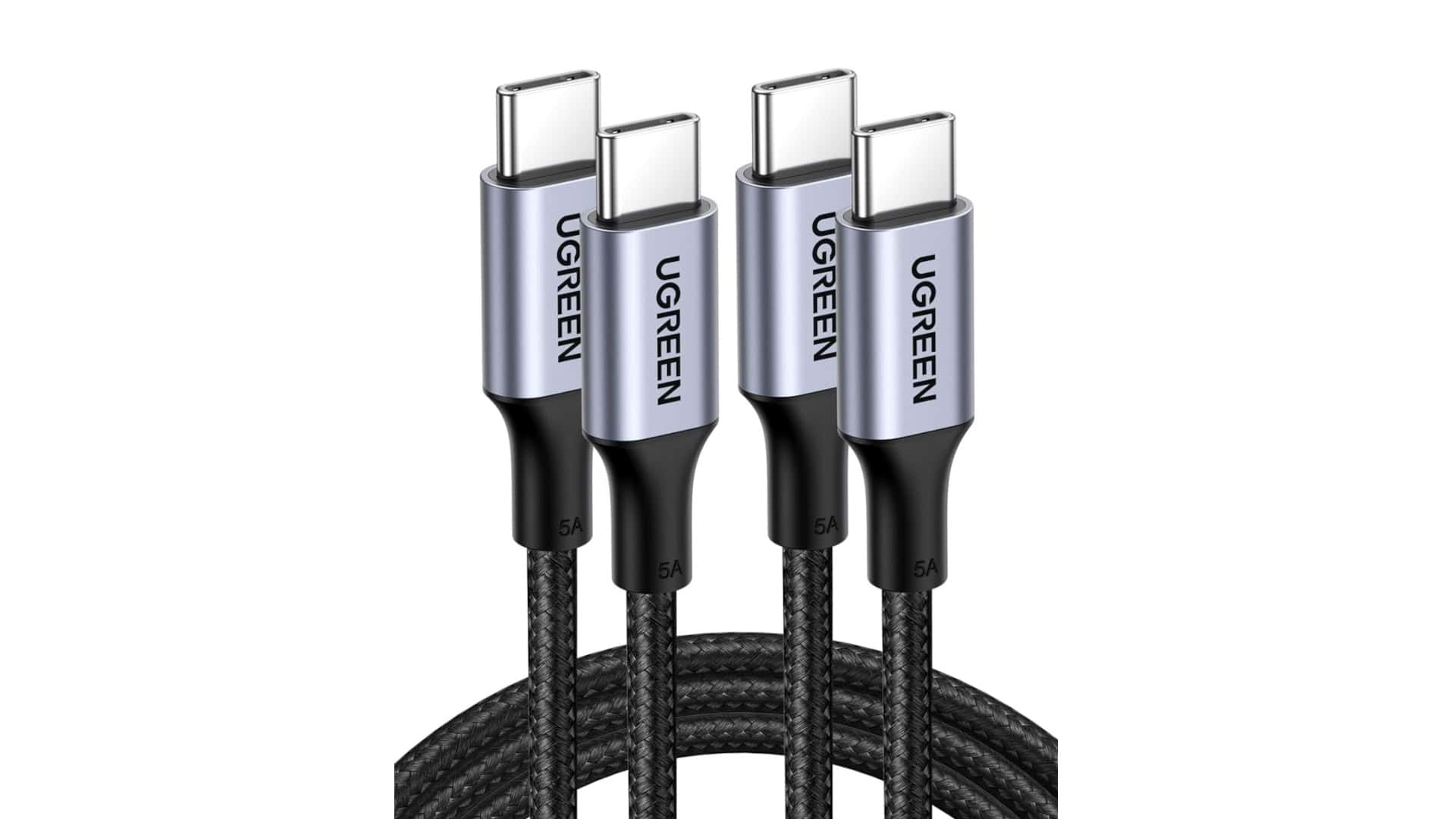Consiga dos cables UGREEN USB-C de 100 W por $ 8
