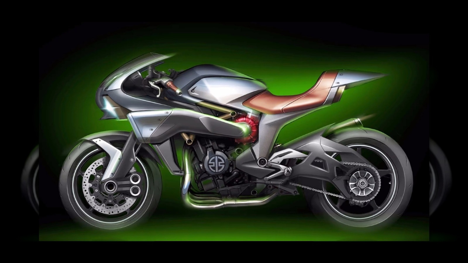 El SC-01 Spirit Charger y el motor conceptual que sobrealimentó a Kawasaki