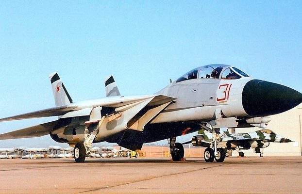 ¿Se pliegan realmente las alas del avión de combate F-14 Tomcat?