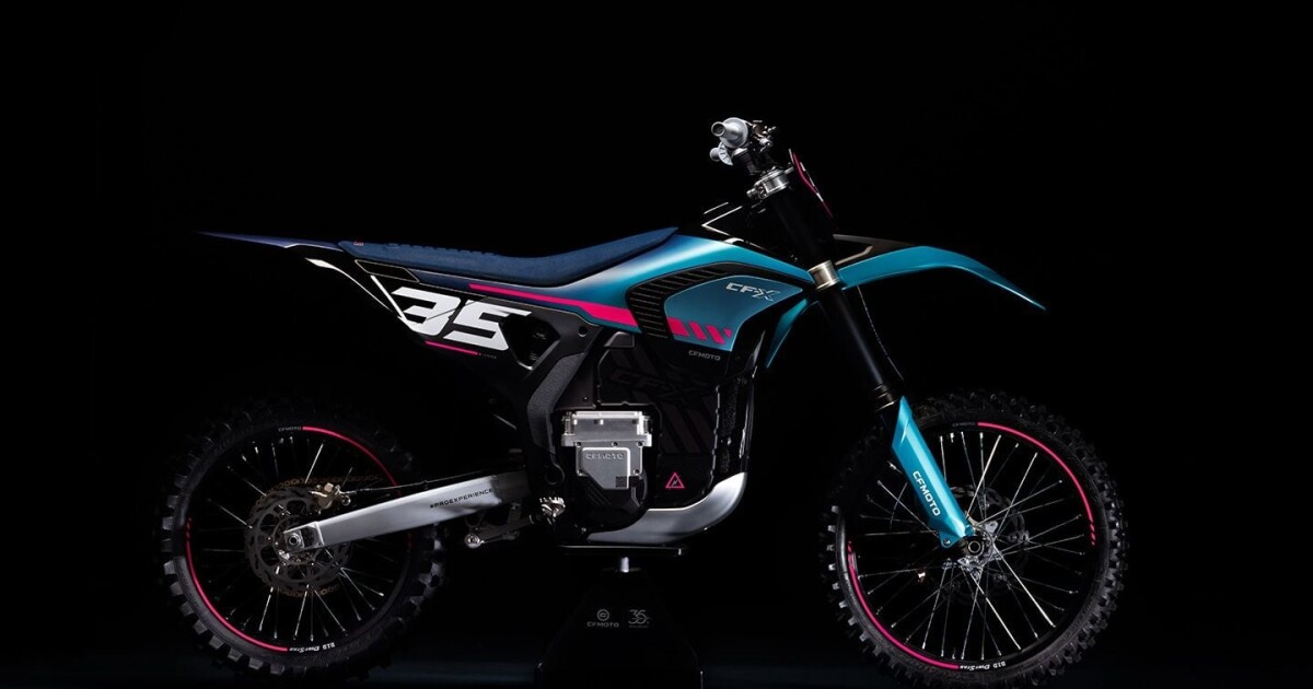 El motocross eléctrico de CFMoto traerá una revolución en las bicicletas de cross eléctricas