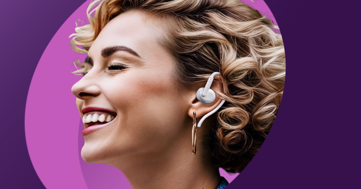 El microaltavoz de estado sólido reduce el sonido de rango completo para auriculares abiertos