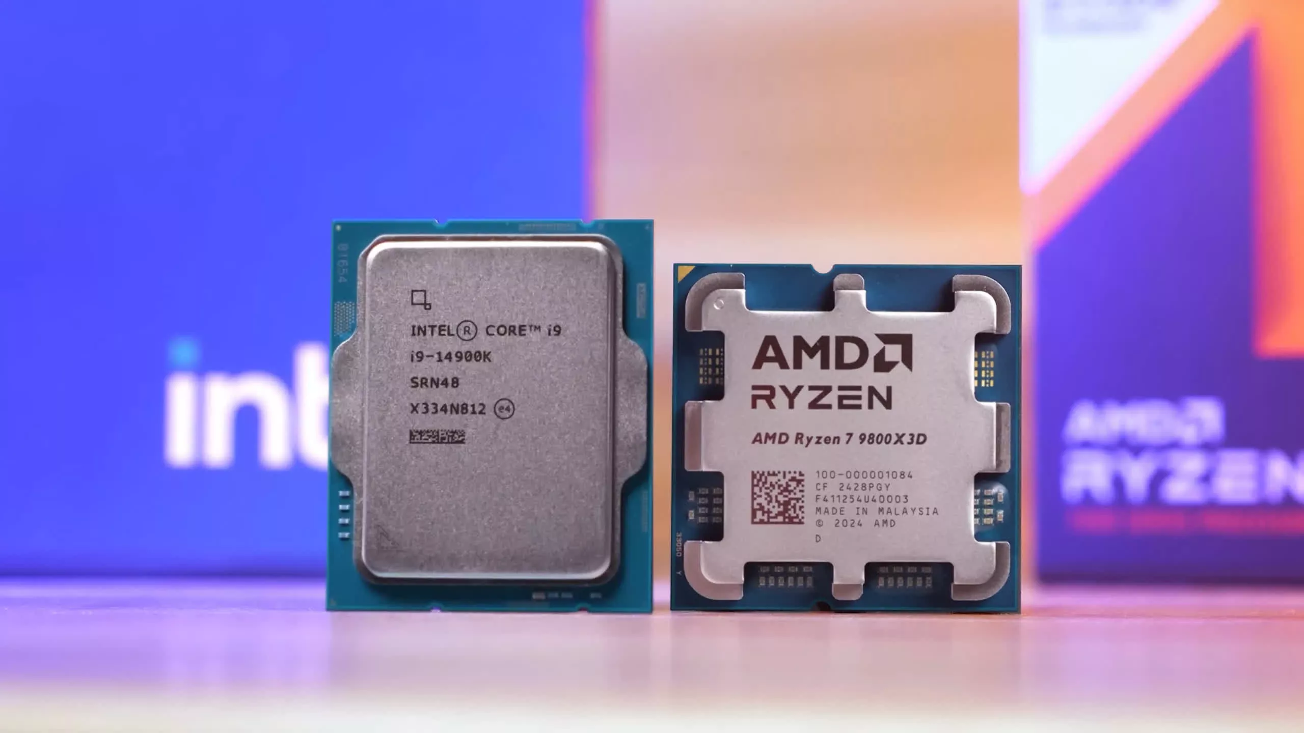 AMD Ryzen 7 9800X3D frente a Intel Core i9-14900K