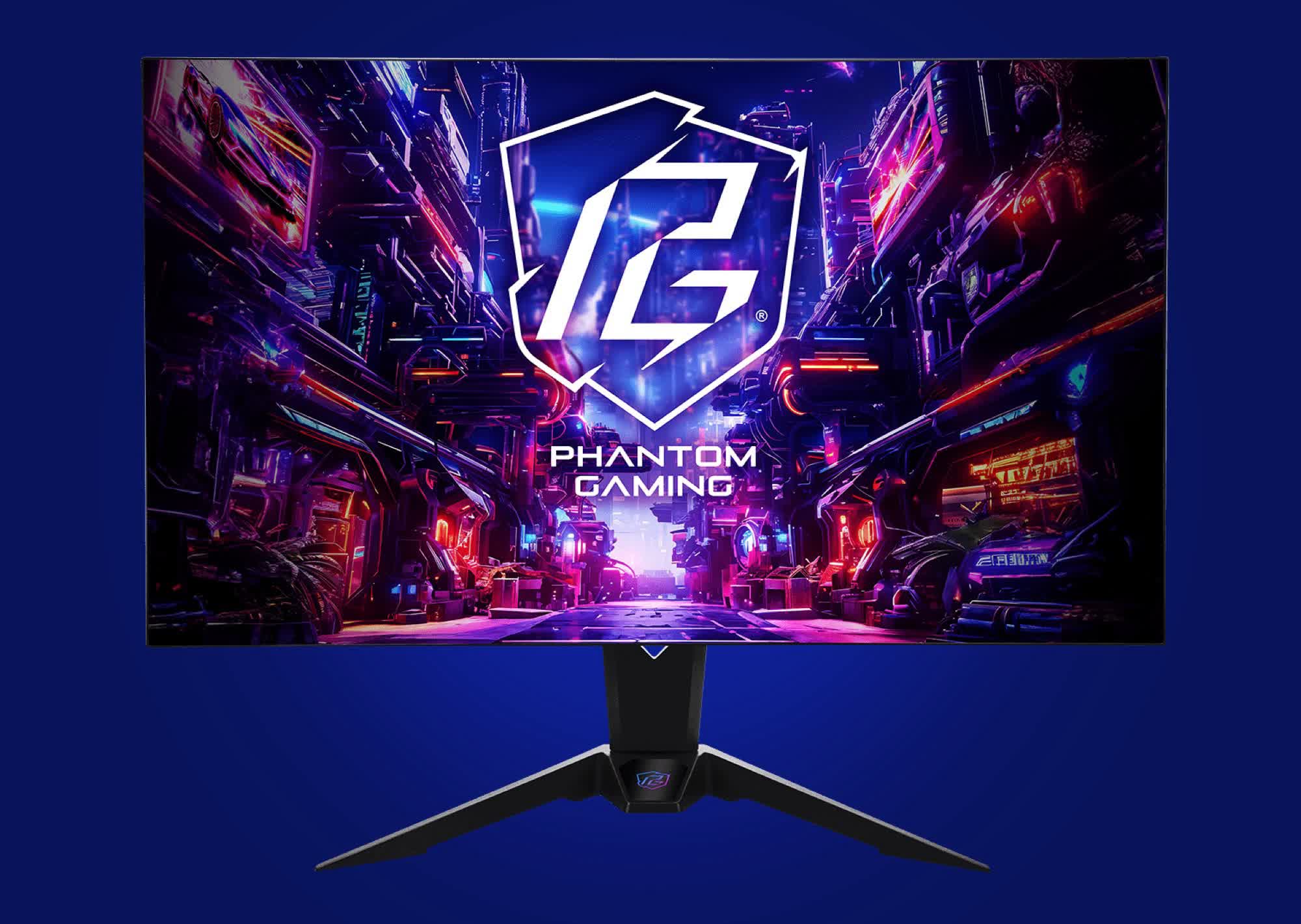 El nuevo monitor Asrock cuenta con antenas Wi-Fi 7 de modo dual 4K/240Hz y 1080p/480Hz