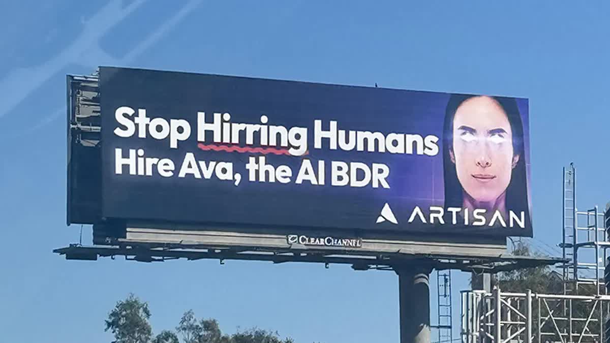 La campaña publicitaria de startups de IA nos insta a «dejar de contratar humanos»
