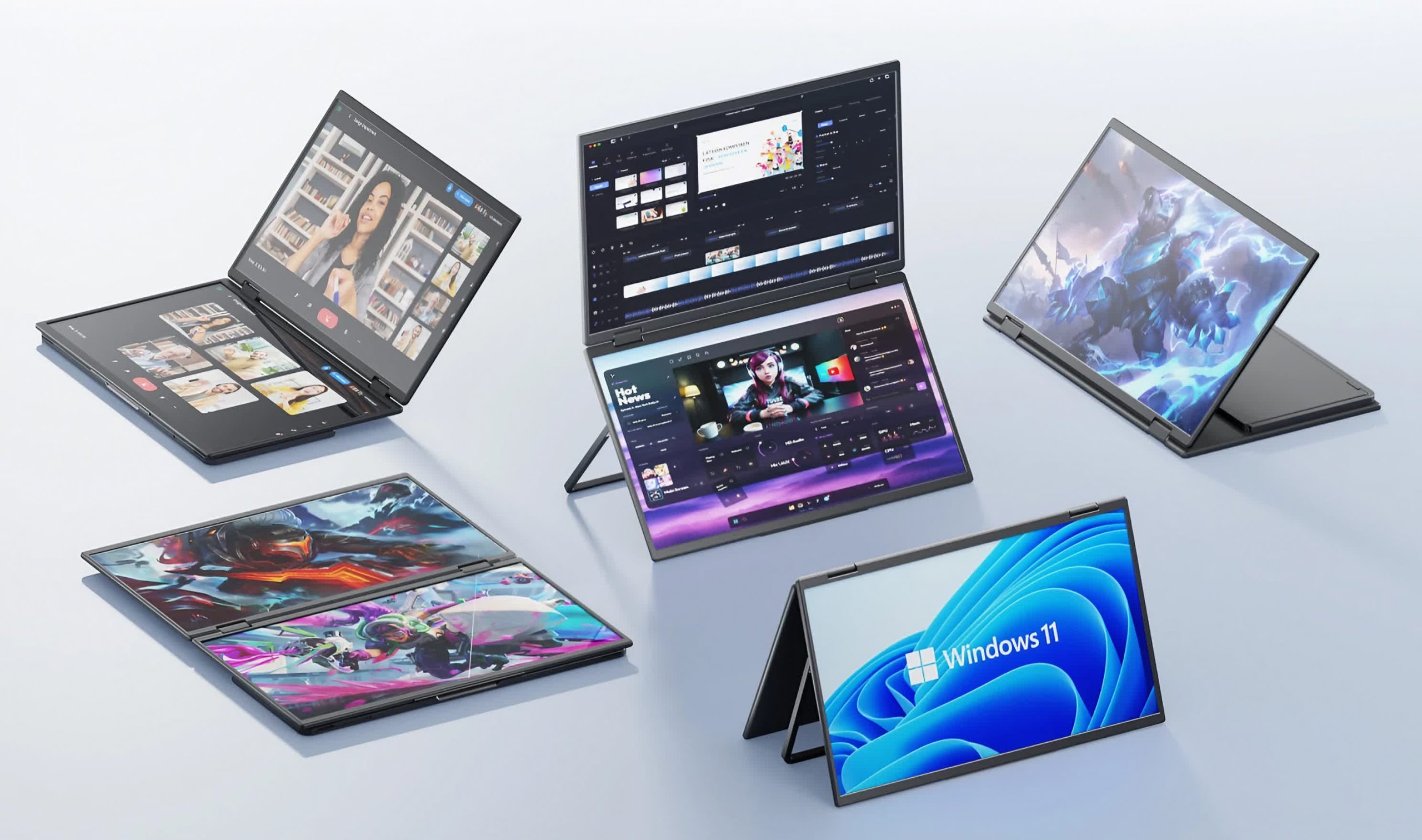 Minisforum presenta un innovador monitor portátil con pantallas duales de 1080p por 231 dólares