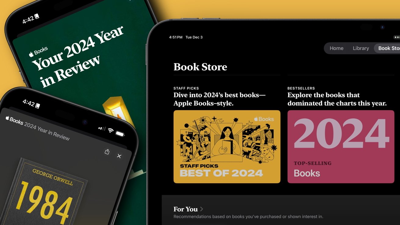 Apple Books celebra 2024 con colecciones y un resumen del año