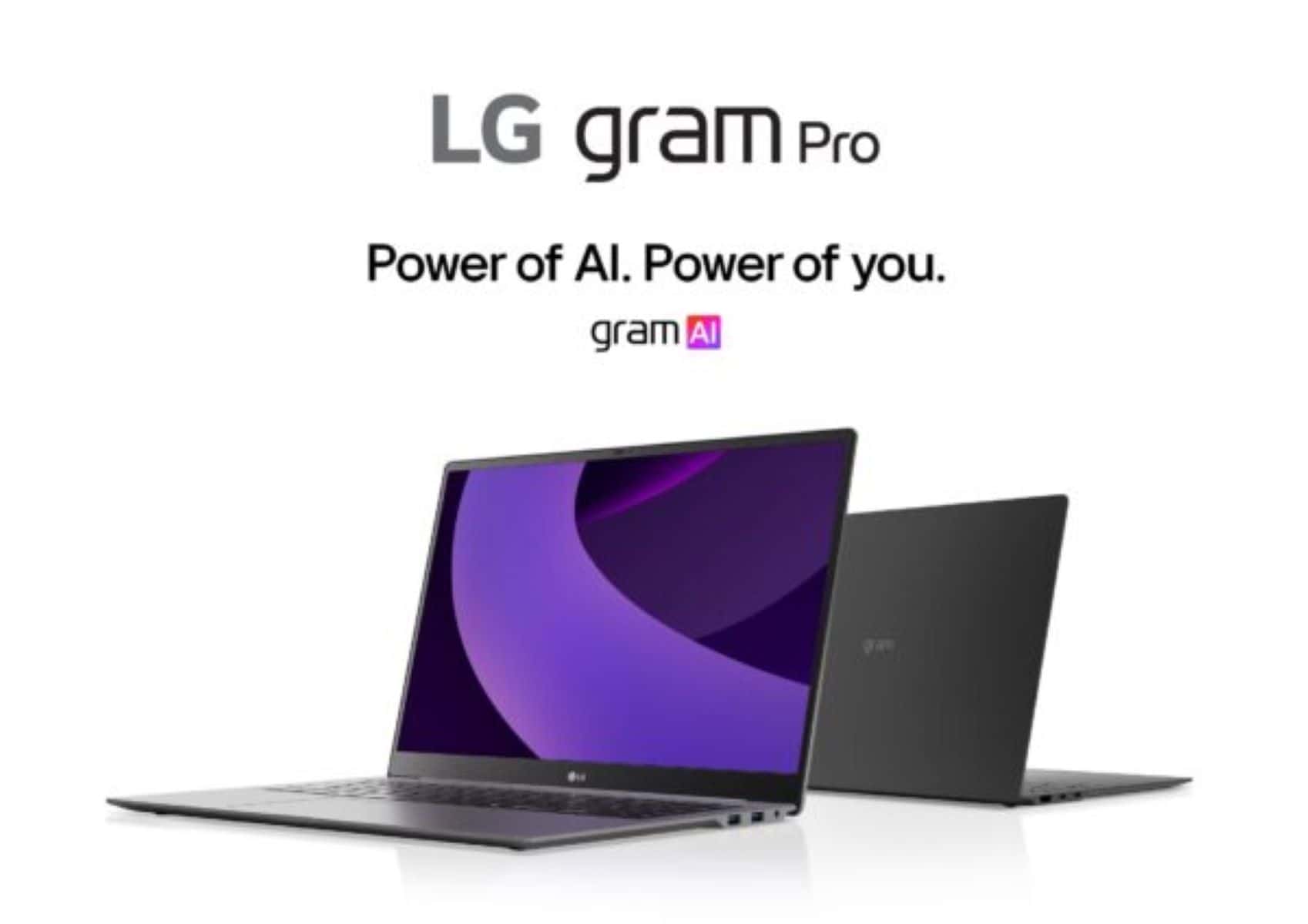 LG presenta portátiles Gram ultraligeros «Hybrid AI»
