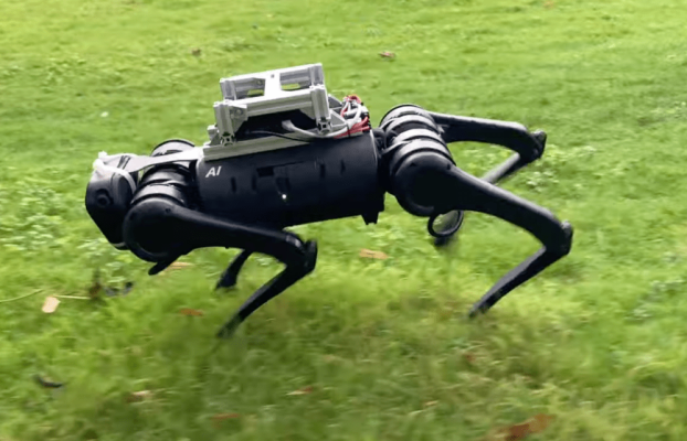 Mira cómo este robot de cuatro patas se adapta a situaciones difíciles como un animal