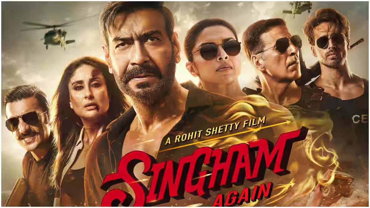 Fecha de lanzamiento de Singham Again OTT: la película protagonizada por Ajay Devgn y Kareena Kapoor Khan podría transmitirse en Prime Video