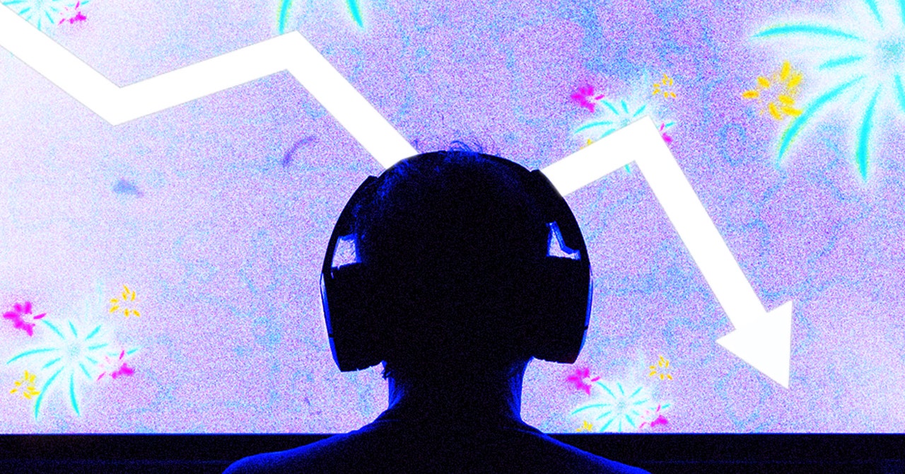 2024 fue el año en que la industria de los juegos se desplomó