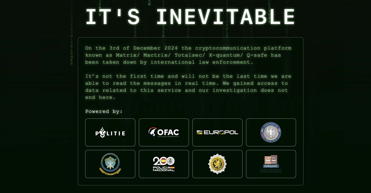 Europol desmantela el servicio de mensajería criminal MATRIX en un importante desmantelamiento global