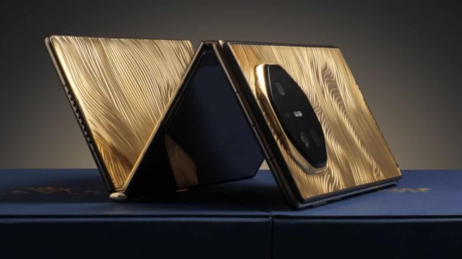 Caviar presenta el Huawei Mate XT Ultimate de 100.000 dólares con cuerpo de oro de 18 quilates