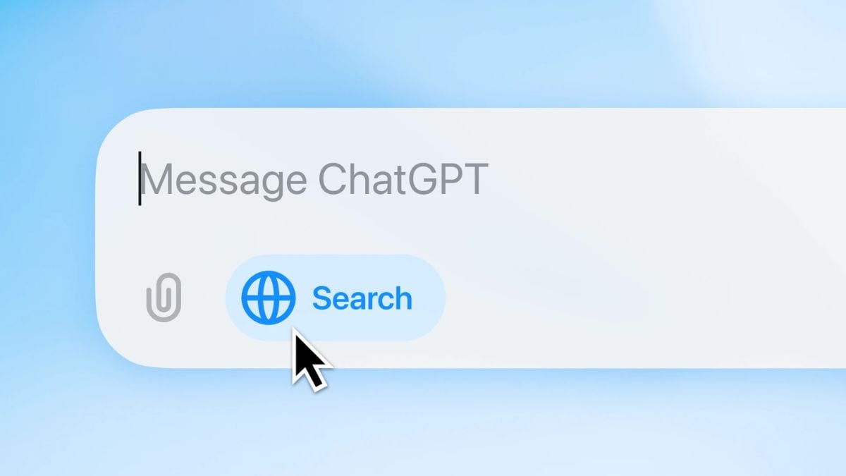 La búsqueda ChatGPT se está implementando para todos los usuarios registrados de forma gratuita
