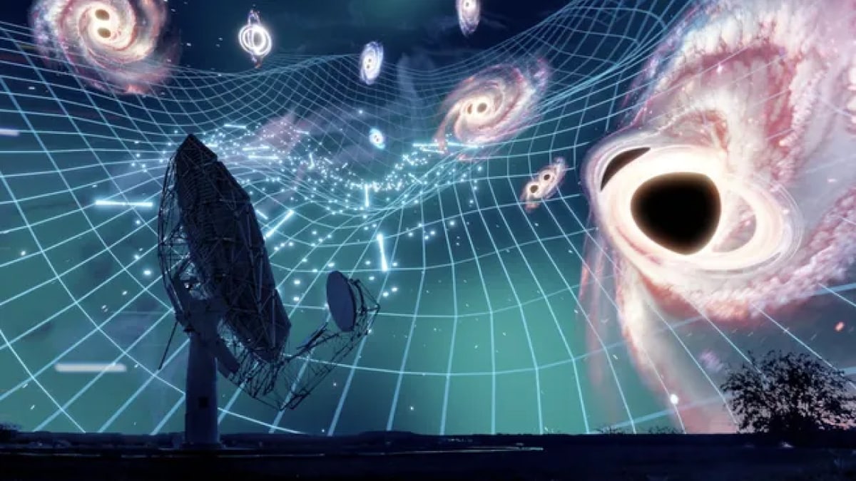MeerKAT detecta el fondo de ondas gravitacionales y descubre actividad cósmica
