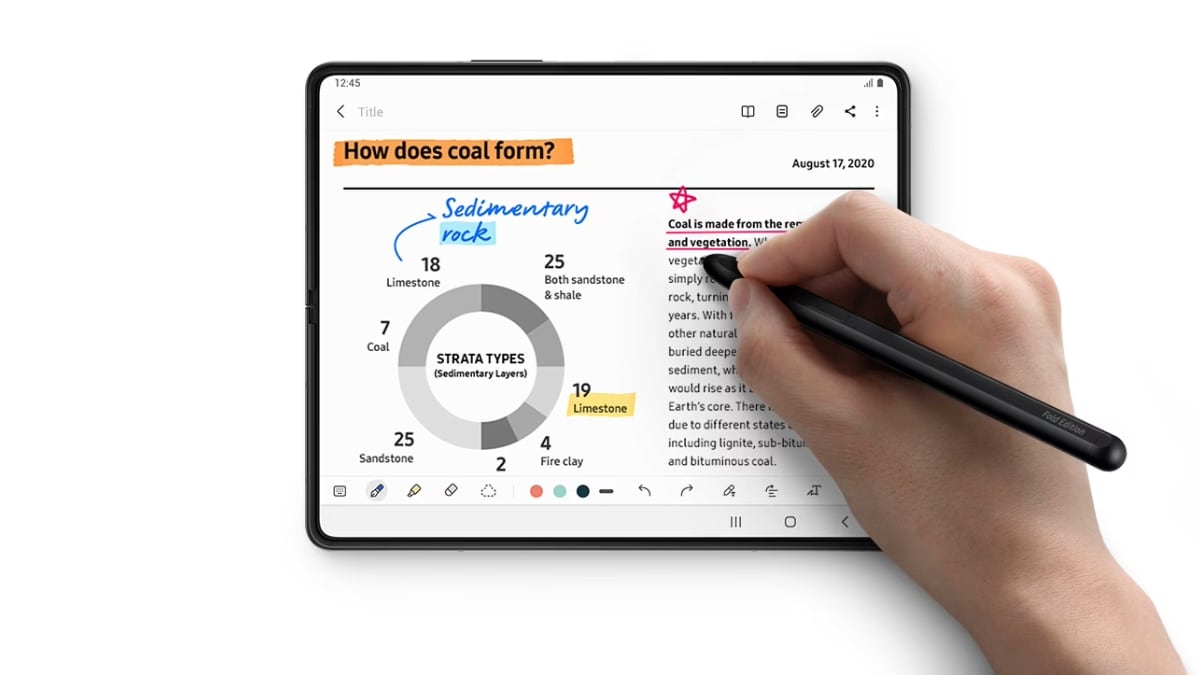 Samsung adoptará tecnología similar a Apple Pencil en S-Pen para reducir el grosor del Galaxy Z Fold 7: informe